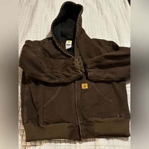 Carhartt brown jacket. Size medium.